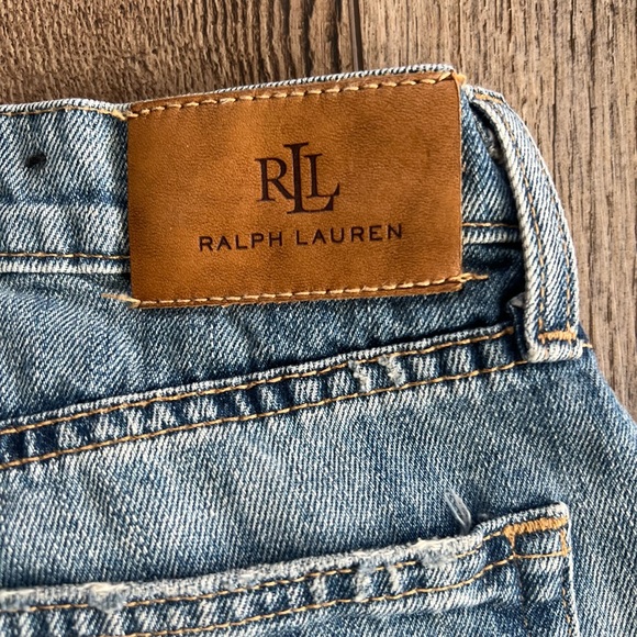 Lauren Ralph Lauren Women’s Patchwork Relaxed Tapered Jeans Sz 2 - Picture 9 of 9